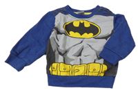 Modro-šedá mikina s Batmanem 