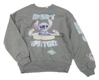 Šedá mikina se Stitchem H&M