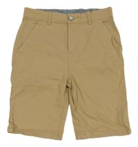 Béžové chino plátěné kraťasy PRIMARK