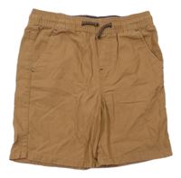 Hnědé PULL ON plátěné kraťasy Denim Co.