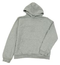 Šedá melírovaná mikina s kapucí H&M