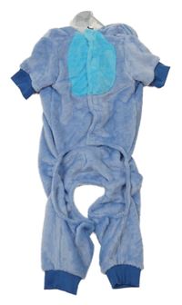 Nové - Světlemodrý plyšový obleček pro psa s kapucí - Stitch Primark 