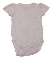 Světlerůžové puntíkaté body H&M