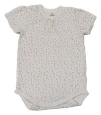 Bílé květované body Topomini