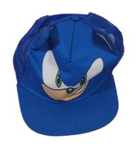 Cobaltově modrá kšiltovka se Sonicem