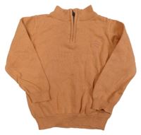 Oranžový svetr s rolákem Primark