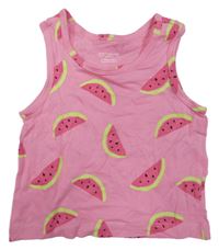 Světlerůžový top s melouny Primark