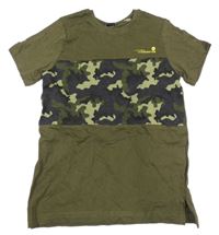 Khaki-army tričko Y.F.K. 