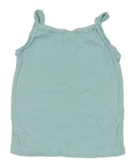 Nové - Světlemodrý top s volánkem H&M