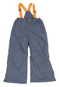 Modré šusťákové laclové oteplovačky Kiki&Koko