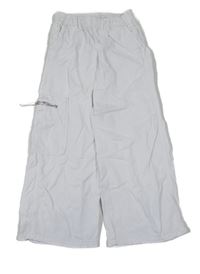 Bílé culottes rifle s kapsou Zara