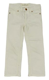Smetanové skinny rifle H&M