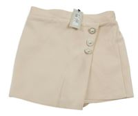 Nové - pudrové sukňové kraťasy s gombíky River Island
