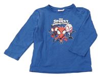 Modré triko se Spidermanem Marvel
