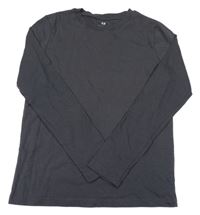 Antracitové triko H&M