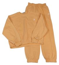 2Set - Meruňková mikina se srdcem + tepláky Primark