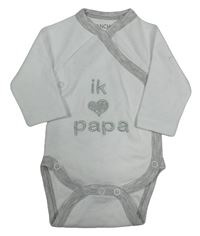 Bílé zavinovací body s nápisem se srdcem
