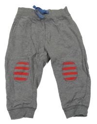 Šedé melírované tepláky s nákoleníky Mothercare