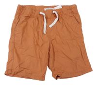 Hnědé plátěné kraťasy H&M