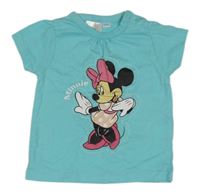 Světlemodré tričko s Minnie Disney