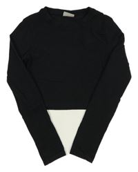 Černé crop tiko Matalan