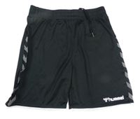 Černé sportovní kraťasy Hummel