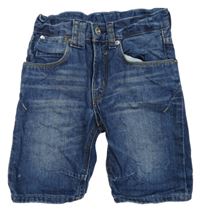 Tmavomodré riflové kraťasy H&M