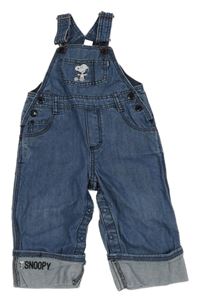Modré laclové rifle se Snoopym H&M
