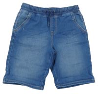 Modré riflové kraťasy Denim Co.