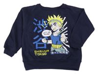 Tmavomodrá oversize mikina s potiskem INFINITY KIDS