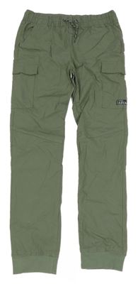 Khaki cargo cuff plátěné kalhoty YIGGA