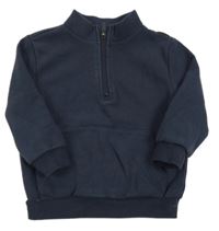 Tmavomodrá mikina F&F