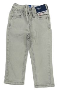 Nové - Světlešedé skinny rifle Old Navy