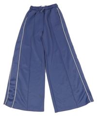 Modré wide leg tepláky Primark