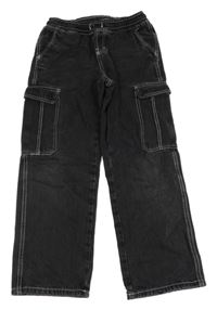 Černé cargo baggy rifle Chapter young