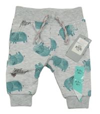 Nové - Šedé tepláky se slony Primark