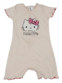Světlerůžový letní overal s Hello Kitty 