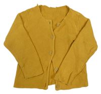 Okrový propínací svetr H&M