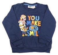 Tmavomodrá mikina s Paw Patrol Nickelodeon