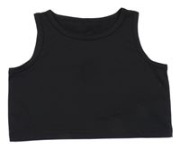 Černý crop top Shein