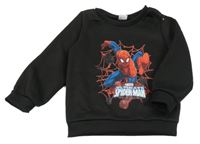 Černá mikina se Spidermanem