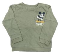 Khaki mikina s Mickey C&A