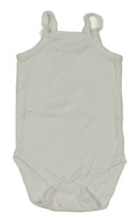 Bílé žebrované body Zara