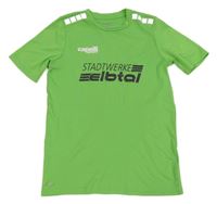 Zelené sportovní funkční tričko s nápisem Capelli