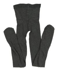 Tmavošedé melírované punčocháče H&M
