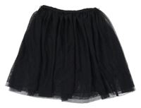Černá tylová sukně 