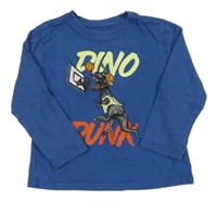 Tmavomodré triko s dinosaurem Primark