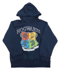 Tmavomodrá mikina Harry Potter s kapucí