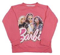 Růžová mikina s potiskem - Barbie