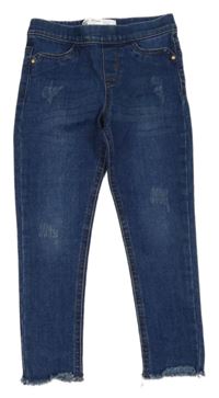 Tmavomodré džegíny s prošoupáním Denim Co.